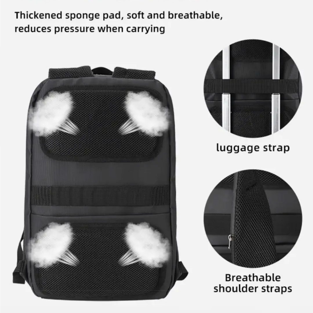 Mochila Ejecutiva con Cerradura Antirrobo
