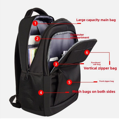 Mochila Ejecutiva Antirrobo para Laptop 15.6” con USB