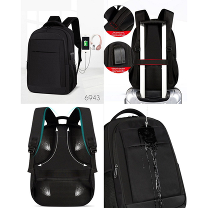 Mochila Ejecutiva Antirrobo para Laptop 15.6” con USB