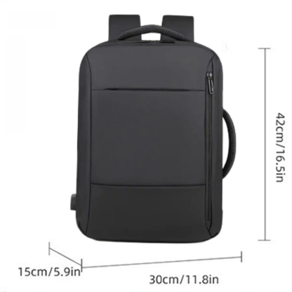 Mochila Ejecutiva Impermeable para Laptop 15.6” con USB