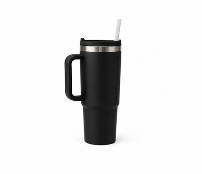 Vaso Térmico con Asa y Pajita – 900 ml.