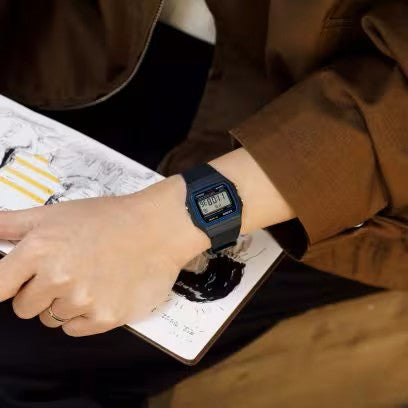 RELOJ CASIO CABALLERO NEGRO F-91W-1D