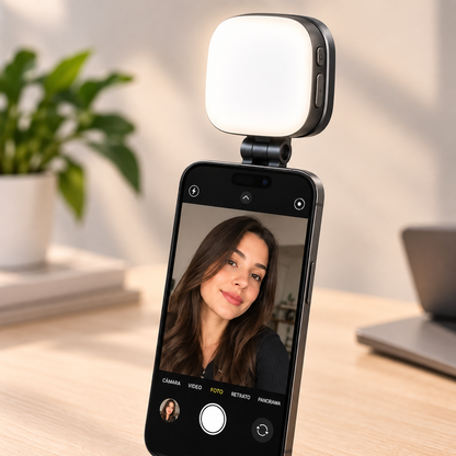 Mini Luz LED Magnética para Celular