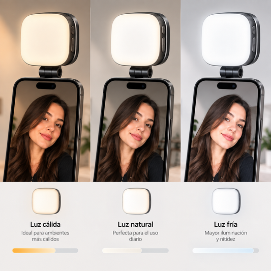 Mini Luz LED Magnética para Celular