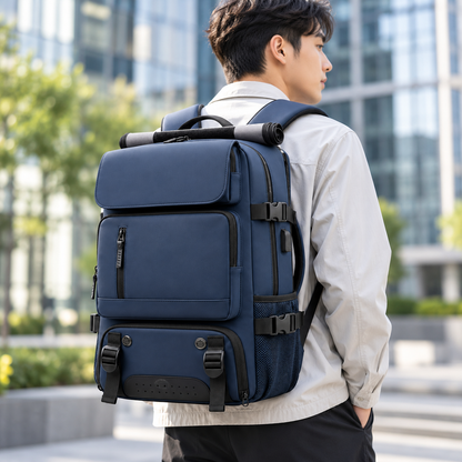 Mochila Viajera Multifuncional con Compartimento para Notebook
