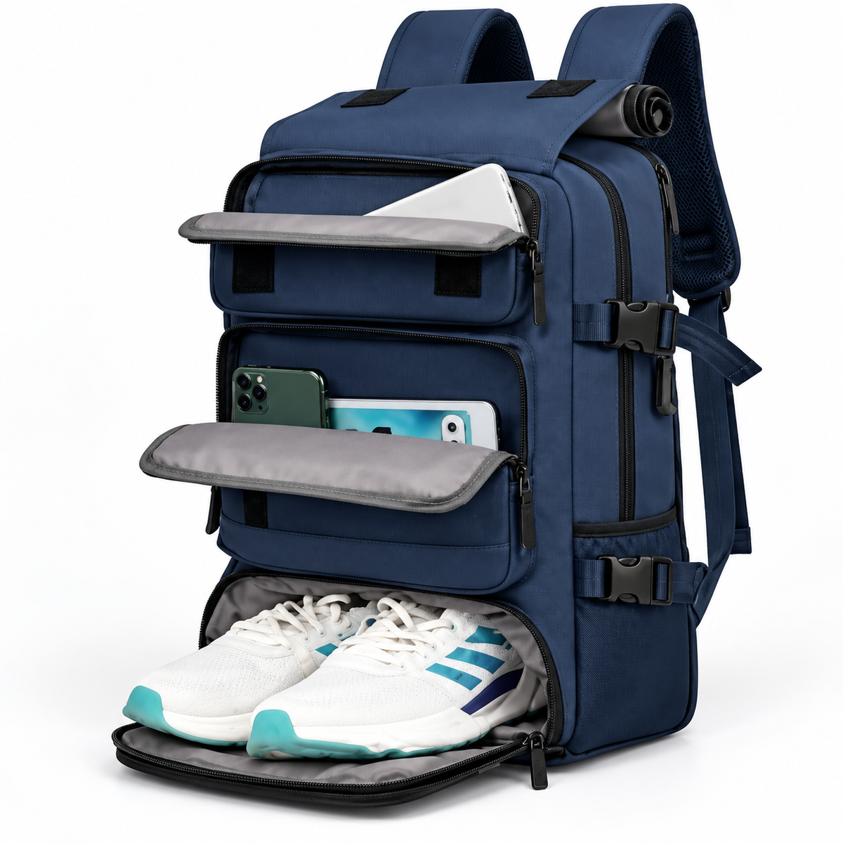 Mochila Viajera Multifuncional con Compartimento para Notebook