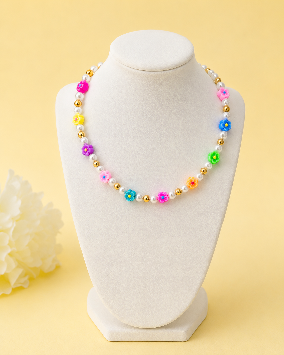 Collar Multicolor con perlas
