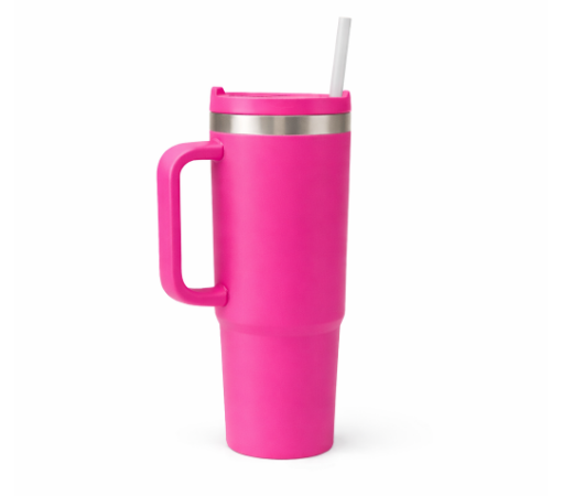 Vaso Térmico con Asa y Pajita – 900 ml.