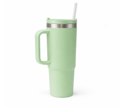 Vaso Térmico con Asa y Pajita – 900 ml.