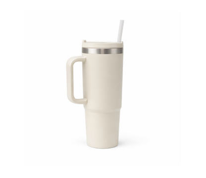 Vaso Térmico con Asa y Pajita – 900 ml.