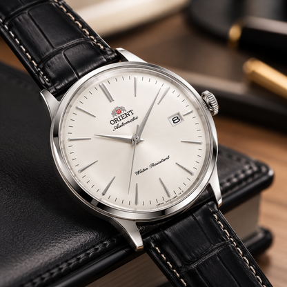 Reloj Orient Bambino Automático RA-AC0031S – Cuero Negro