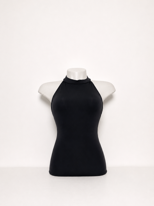 Malla de Danza Highline Ruggio – Espalda Abierta Negro