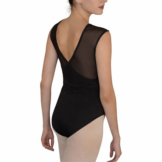 Malla de Danza Elianne Ruggio – Tul Transparente | Negra