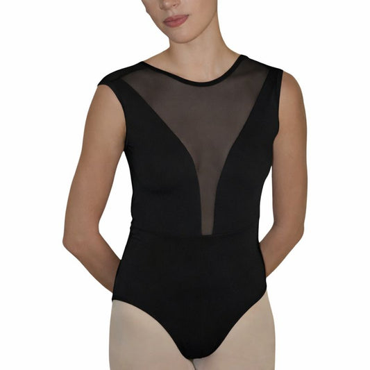 Malla de Danza Elianne Ruggio – Tul Transparente | Negra